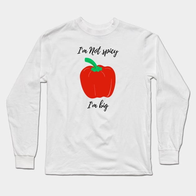 Funny paprika Long Sleeve T-Shirt by Rahmat kurnia